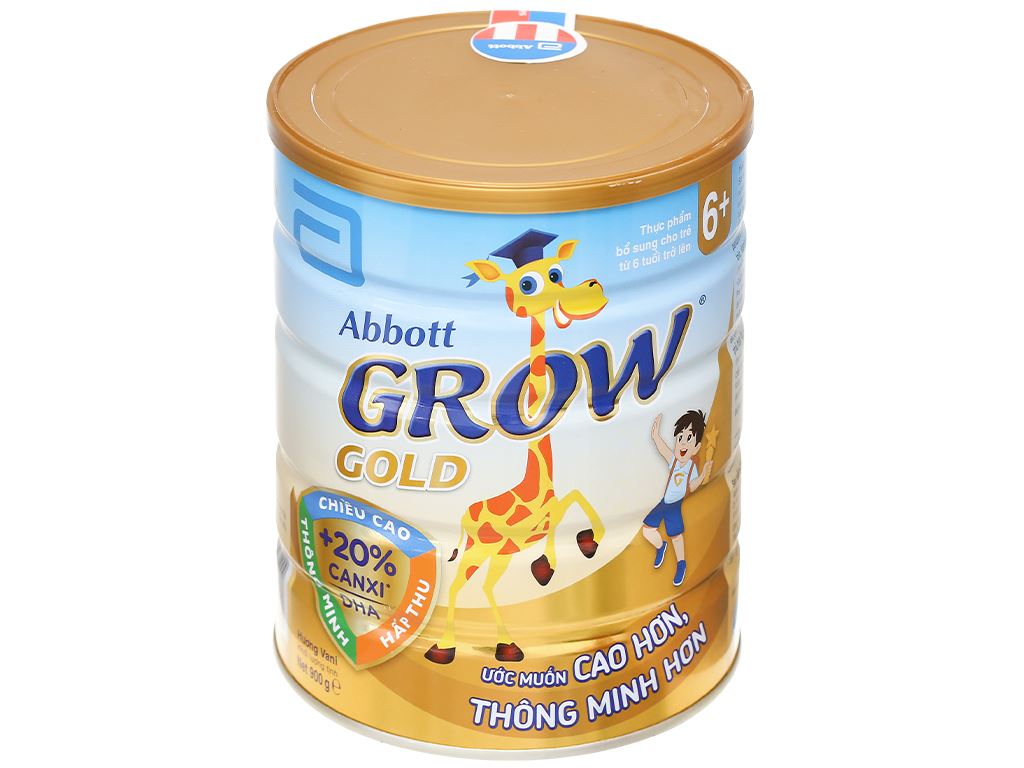 Sữa abbott grow gold 6+ 900g