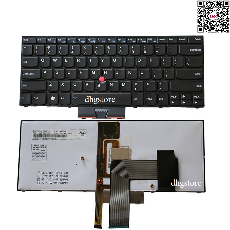 Bàn phím laptop Lenovo Thinkpad X1 Carbon 2012