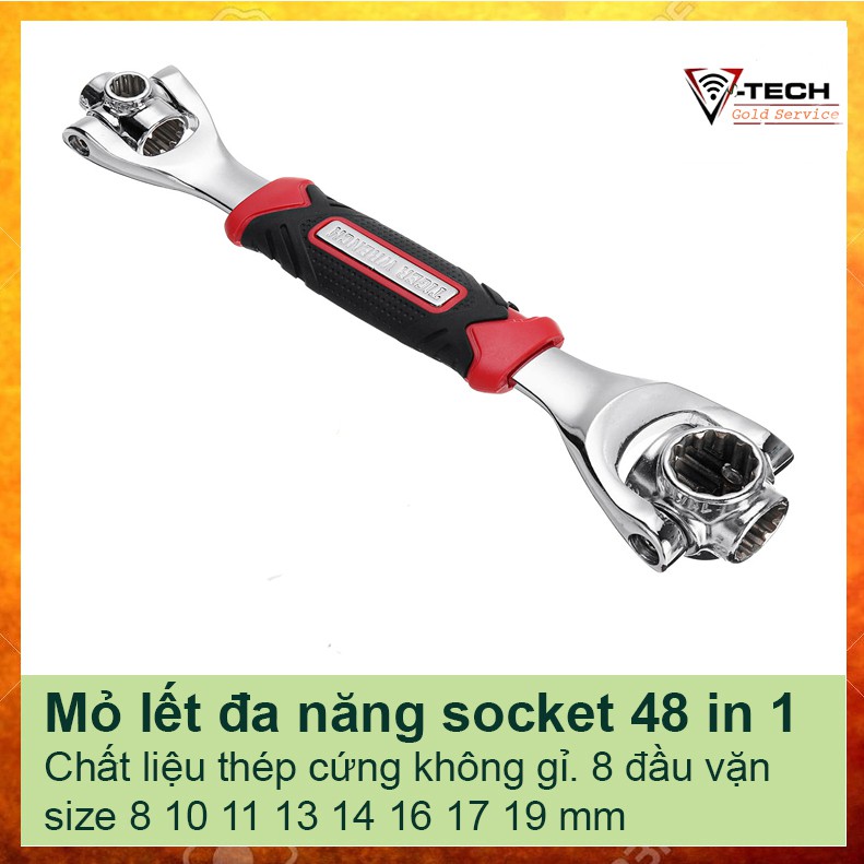 [HCM]bộ cle đa năng mới 8 đầu | bộ dụng cụ sửa chữa đa năng. DỤNG CỤ SỮA CHỮA UNIVESAL 8 ĐẦU Dễ Dàng Sử Dụng.
