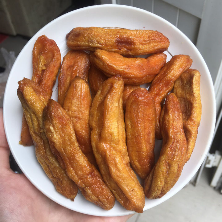 Chuối sấy dẻo [THƠM NGON - LOẠI ĐẶC BIỆT] nguyên trái, vị ngọt dịu, thơm, dẻo, dai dai 100% tự nhiên