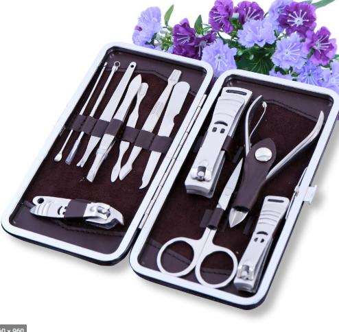 Bộ cắt móng tay 12 món cao cấp - bộ kềm cắt móng 12 món tiện dụng - sỉ nph