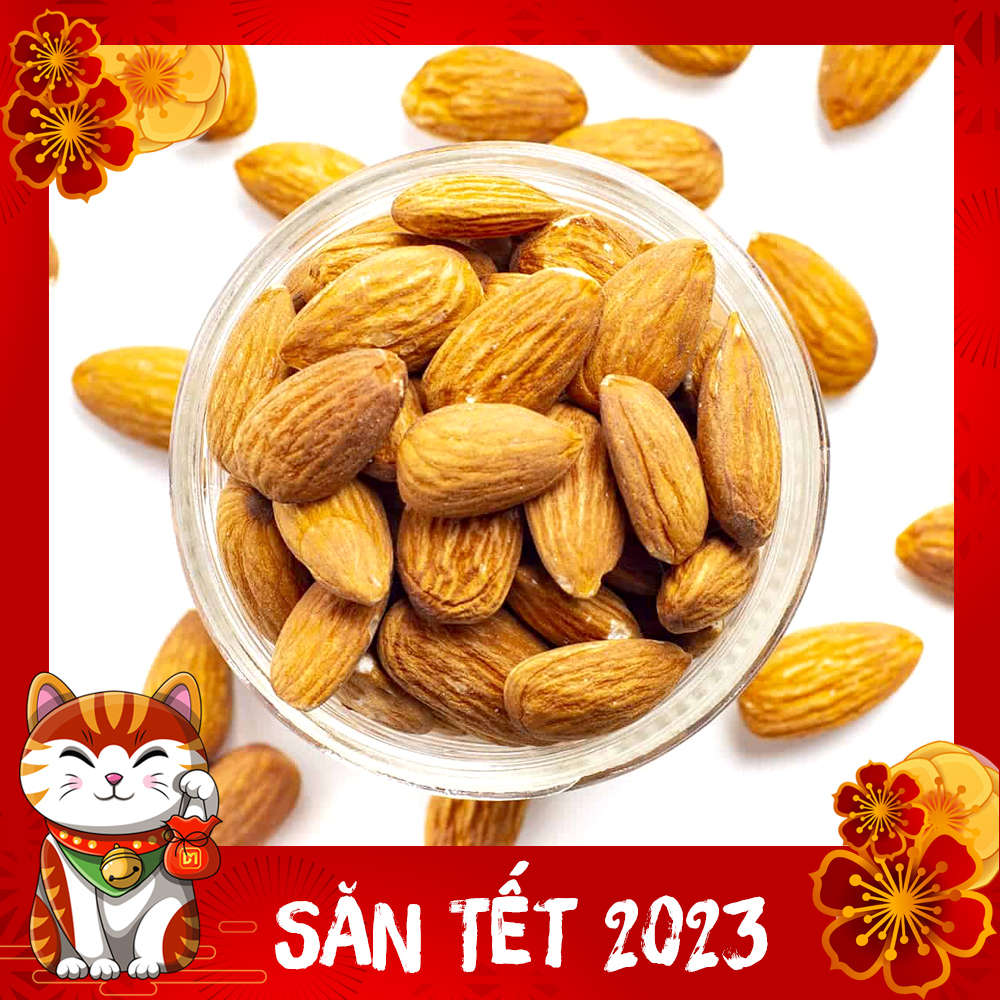500gr nhân hạnh nhân Úc nhập khẩu loại hạt đã tách vỏ