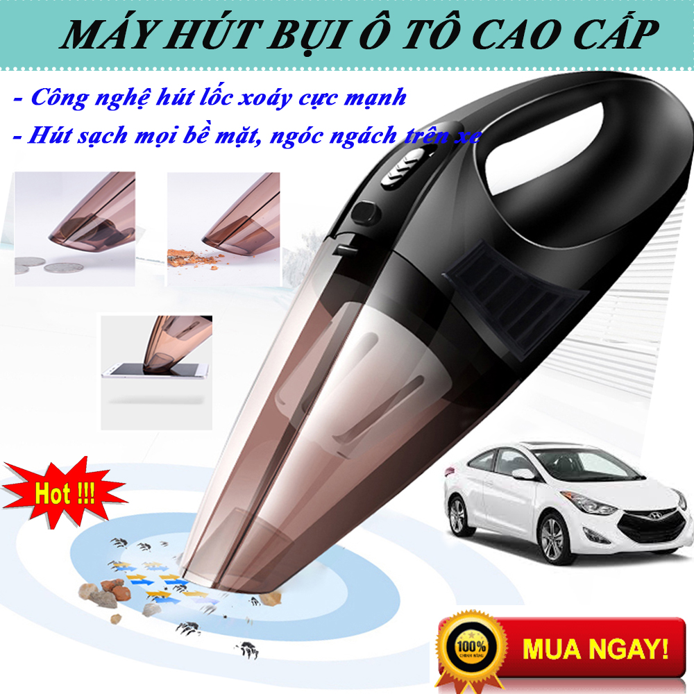 Máy Hút Bụi Ô Tô Cầm Tay 12V, Máy Hút Bụi , Máy Hút Bụi Xe Oto.Máy Hút Bụi Nội Thất Xe Hơi Thiết Kế Cầm Tay Với Lực Hút Cực Mạnh Cùng 3 Đầu Hút Thông Minh,Giúp Máy Hoạt Động Hiệu Quả Ngóc Ngách Của Xe