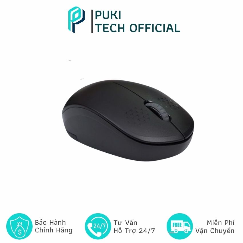 [Freeship] Chuột Không Dây Forter V182 -PUKI Tech Official- PUKI247 Thiết Kế Nhỏ Gọn, Giảm Ồn, Dễ Cầm Dễ Di Chuyển, Độ Nhạy Cao, Chuột Chuyên Văn Phòng, Chơi Game, Dùng Cho Máy Tính/ PC/ Laptop