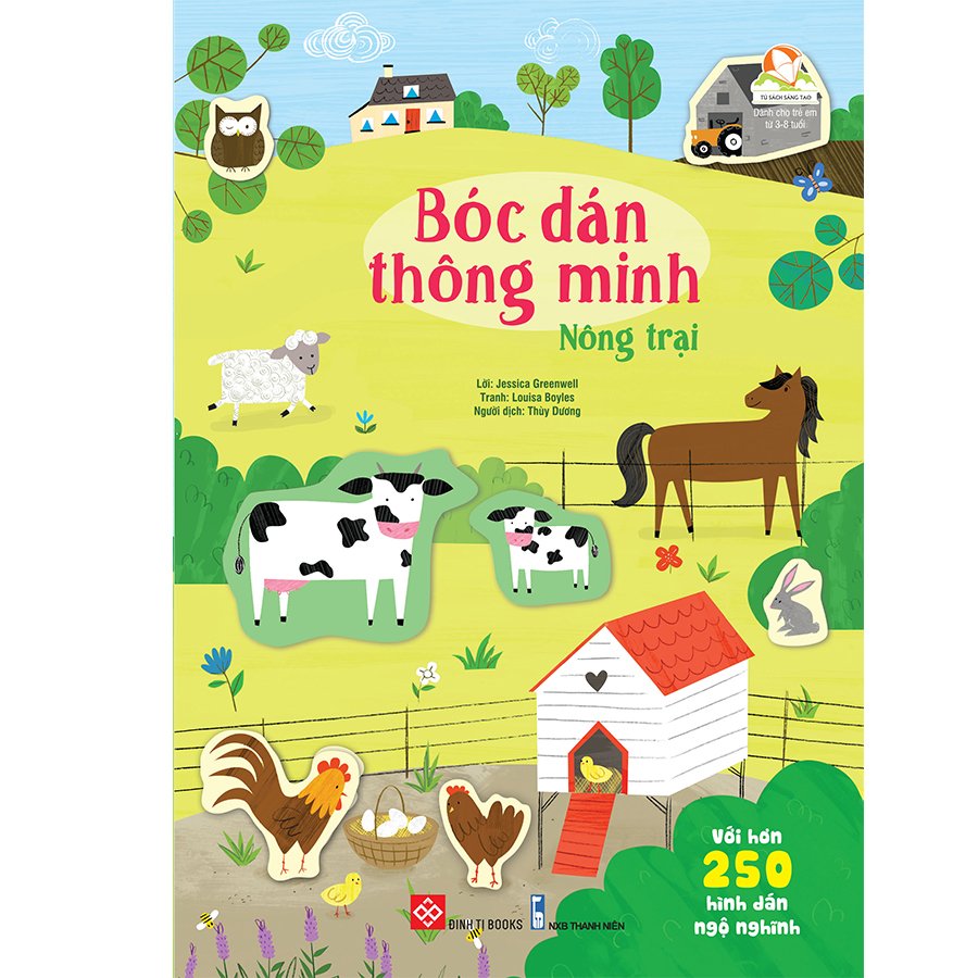 Bóc dán thông minh - Nông trại- Sách Thiếu Nhi