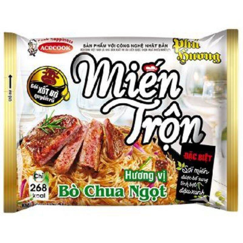 24 gói miến trộn Phú Hương bò chua ngọt