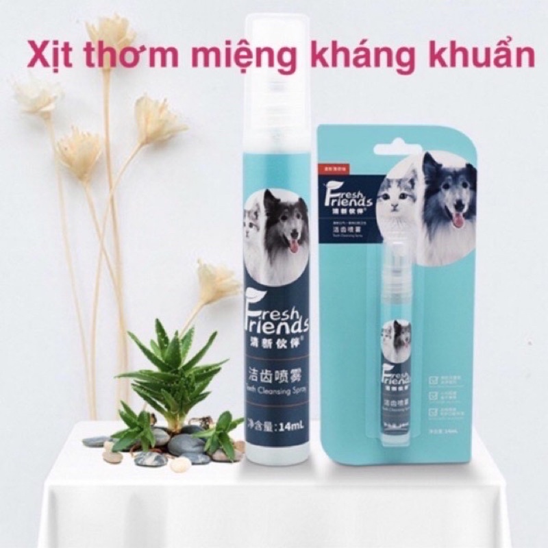 Xịt thơm miệng cho chó mèo 14ml