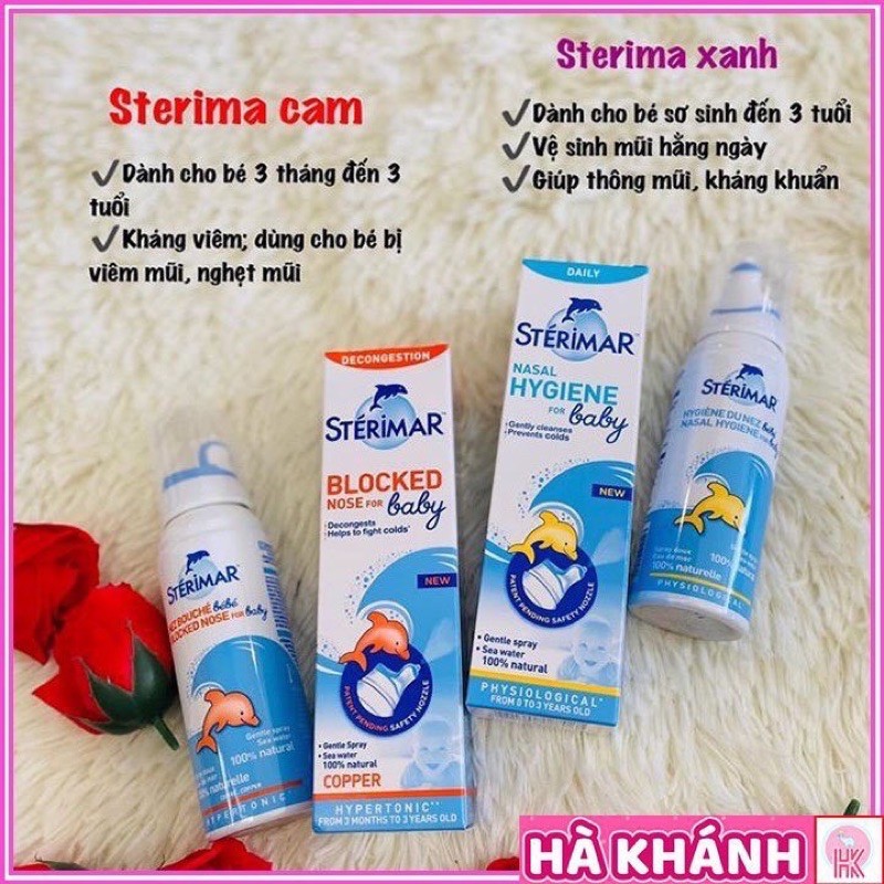 Xịt mũi cá heo cho bé từ sơ sinh