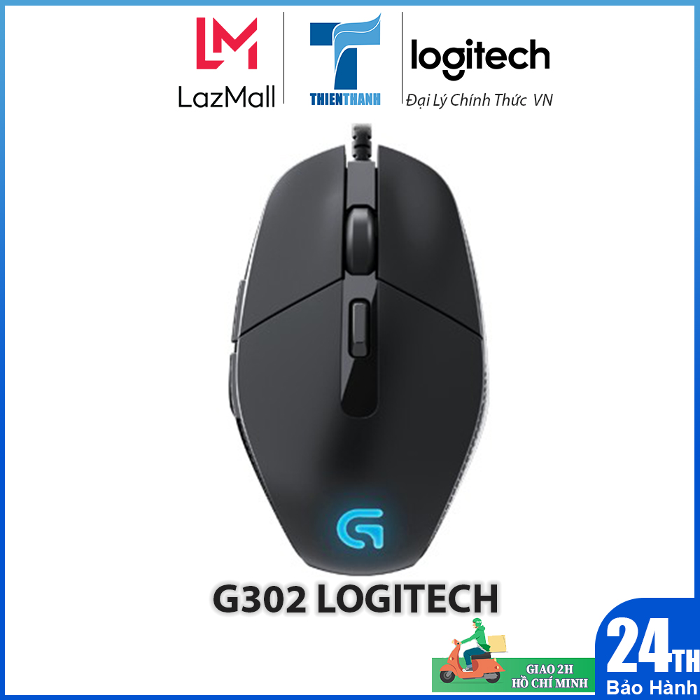 Chuột Chơi Game Logitech G302 Daedalus Prime - Chính Hãng Phân Phối