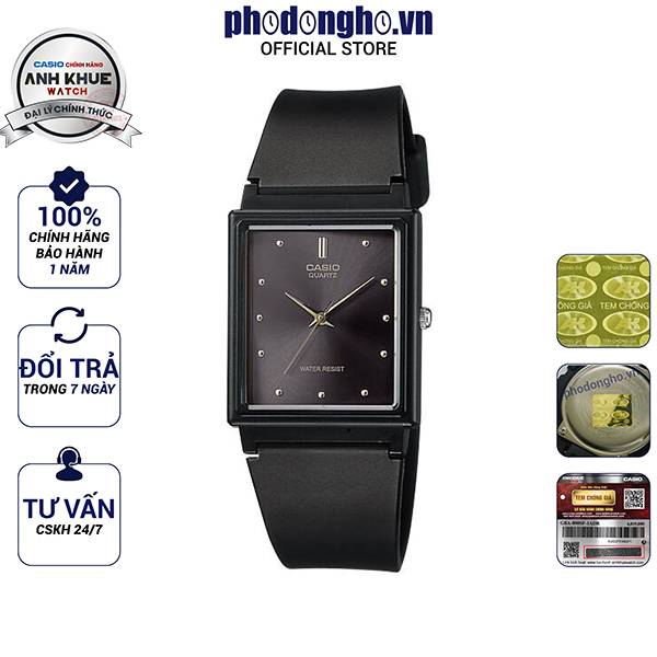 Đồng hồ nam dây nhựa Casio Anh Khuê MQ-38-8ADF