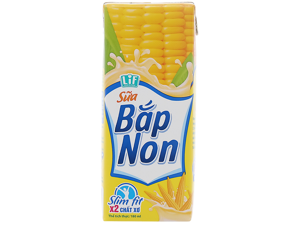Sữa bắp non lif 24 hộp x 180ml