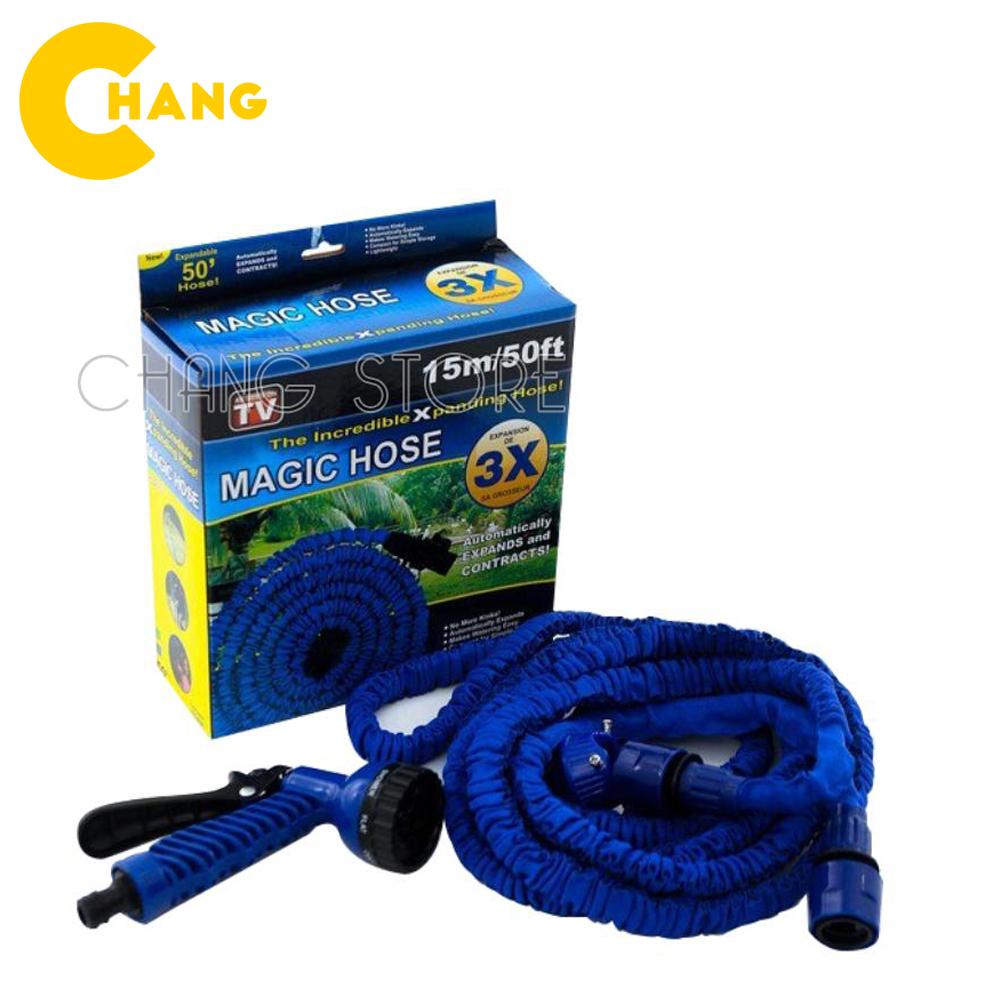 Vòi Xịt Thông Minh Magic Hose 15M, Khả Năng Giãn Nở 3 Lần, Đầu Vòi Và Thân Vòi Làm Tự Vật Liệu Đặc Biệt, Siêu Bền