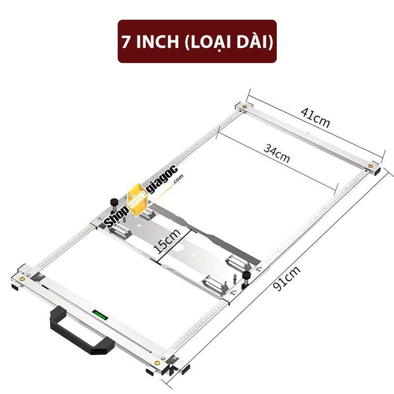 Khung cố định máy cắt gỗ cắt gạch bàn máy phay loại dài 91cm - bộ chuyển đổi