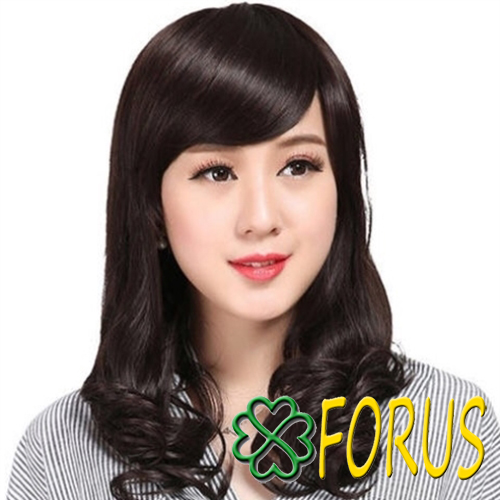 Tóc giả nữ xoăn lửng l501 ❤️freeship❤️ tóc giả nữ trung niên xoăn lửng, tóc cả đầu nữ, sỉ 120k, tặng lưới chụp, bộ tóc nữ cả đầu
