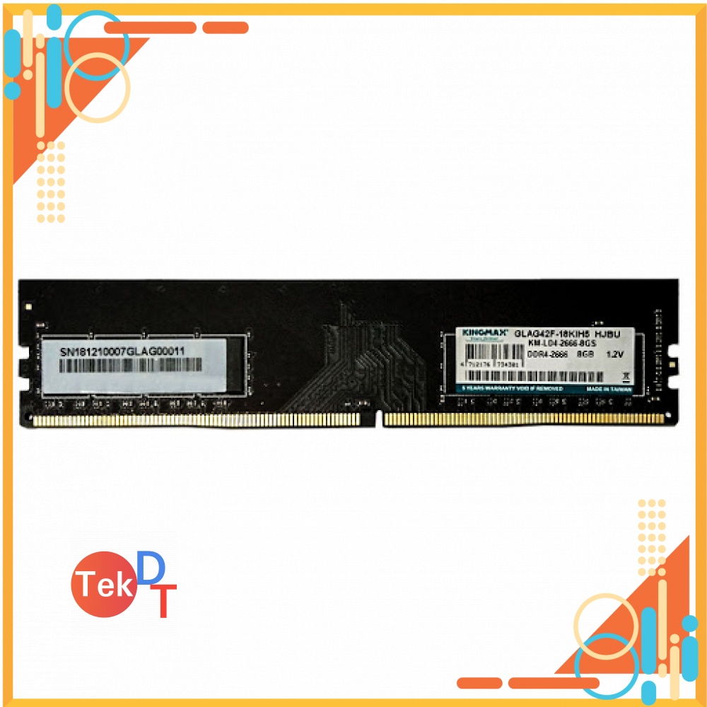 Ram ddr4 pc 4gb-8gb bus 2666 kingmax mới 100% chính hãng, bảo hành 36 tháng