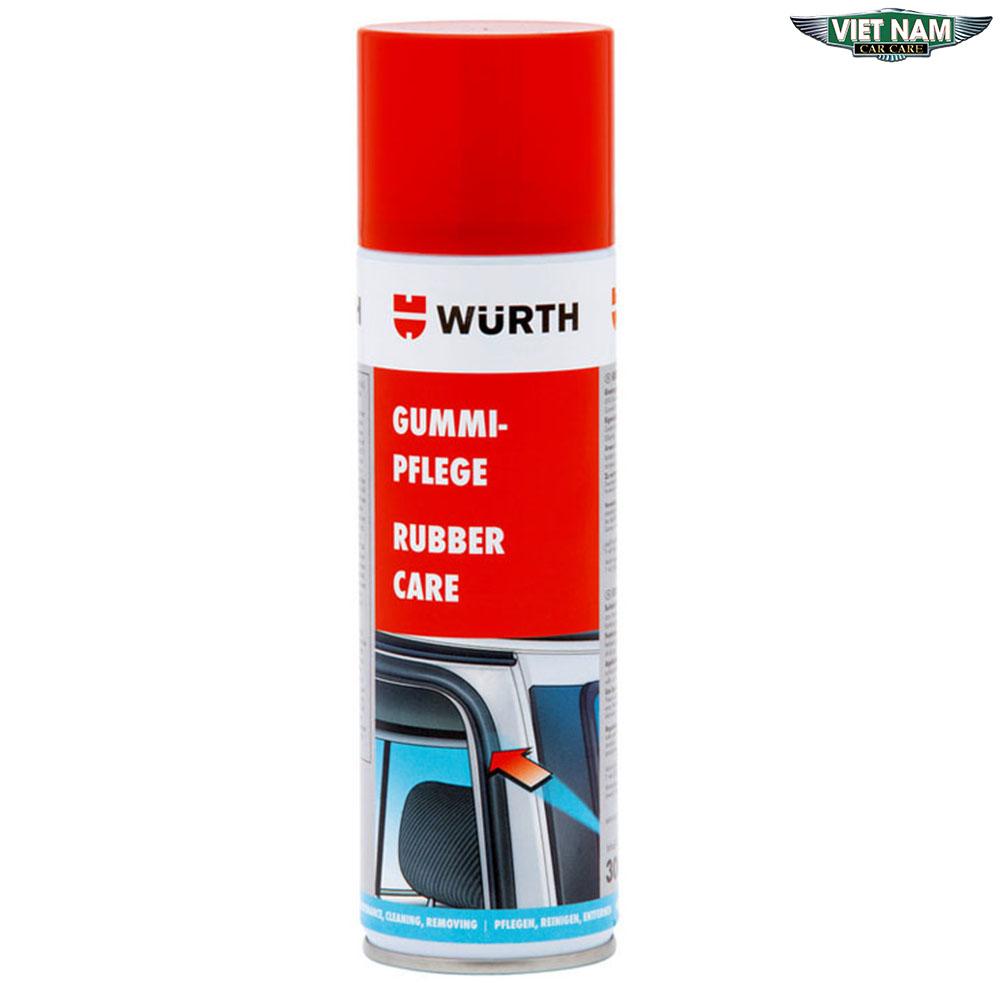Chai xịt bảo dưỡng ron cao su wurth rubber care 300ml