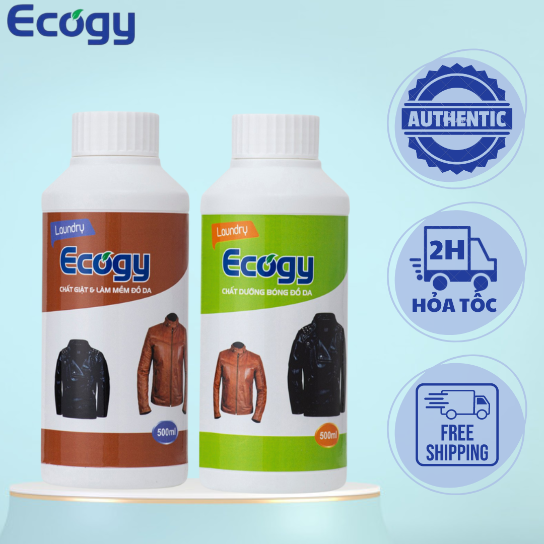 Bộ giặt và dưỡng đồ da cao cấp ecogy dung tích 500ml