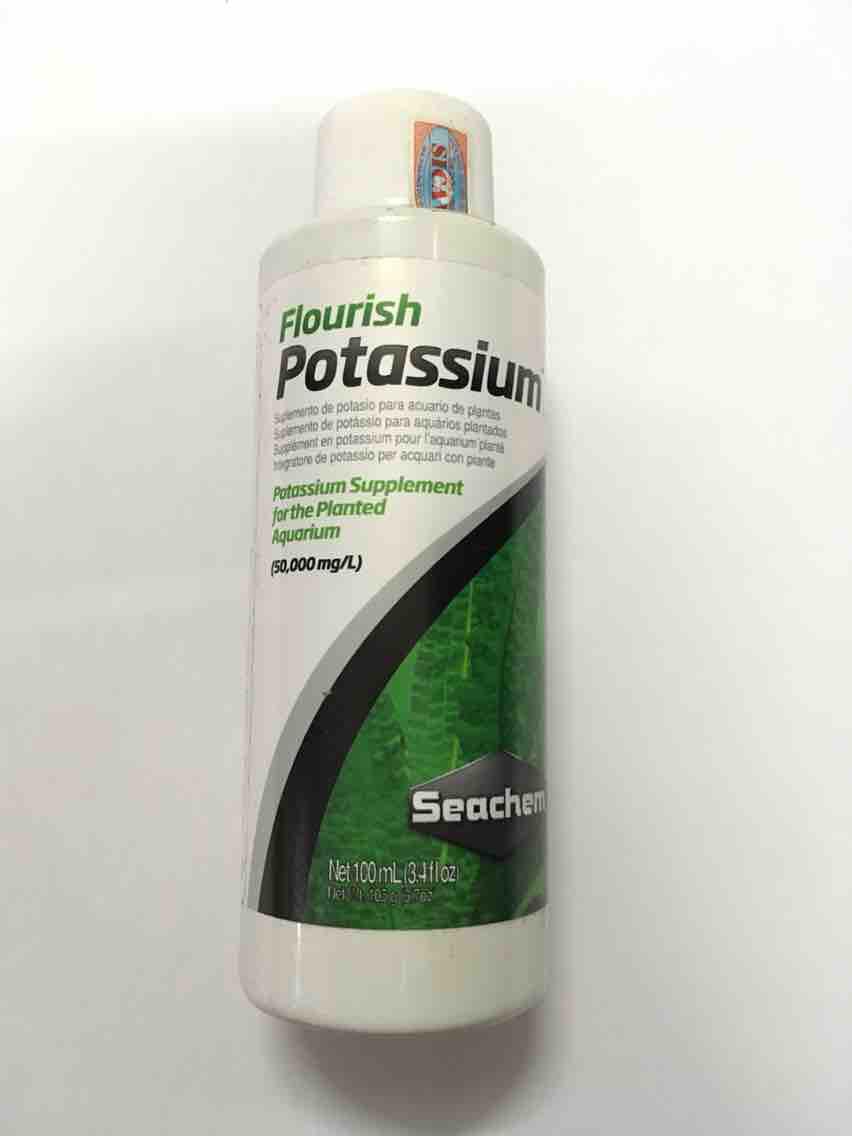 [HCM]Phân nước Kali cho hồ thuỷ sinh Seachem Flourish Potassium 100ml