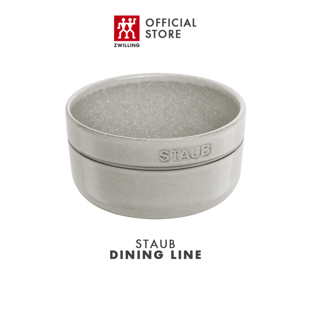 Chén sứ staub 12cm, màu white truffle