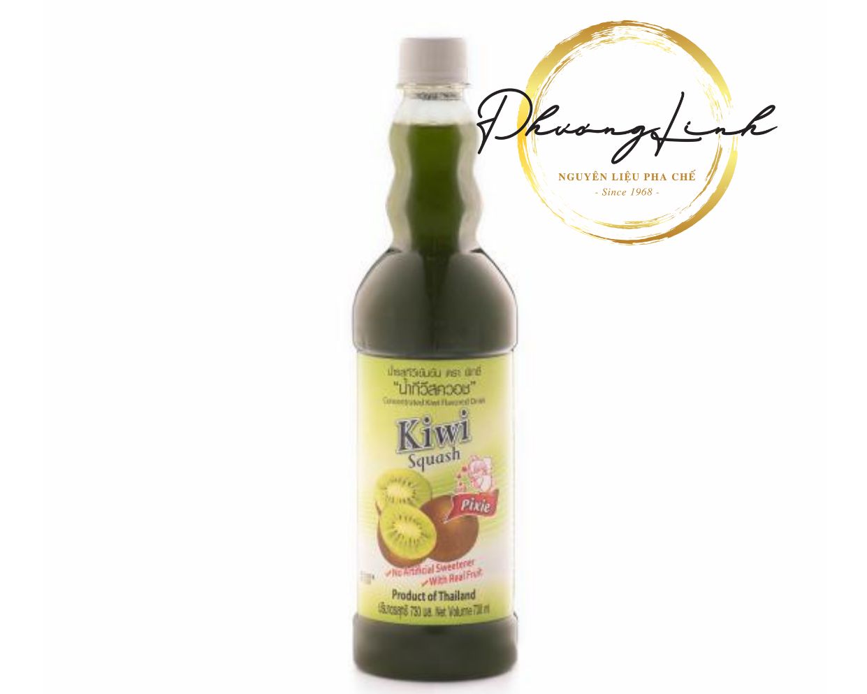 Siro/syrup mùi kiwi hiệu pixie thể tích chai 730ml sản phẩm như hình mô tả 100%