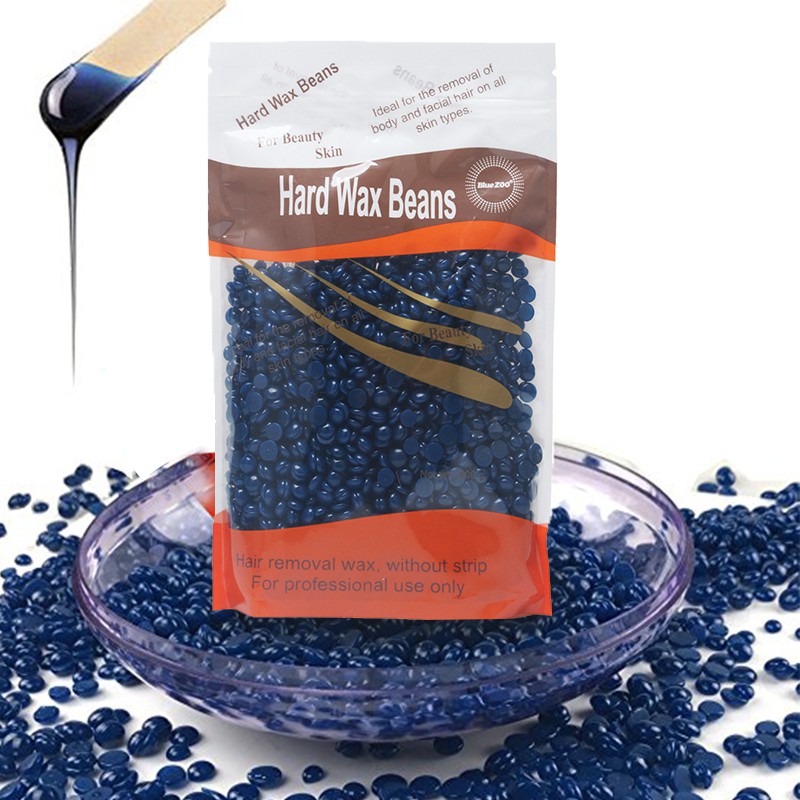 [HCM]Sáp wax lông nóng Hard Wax Beans - Cavali - Túi 100gr wax lông không đau rát ( GIAO MÀU NGẪU NHIÊN )