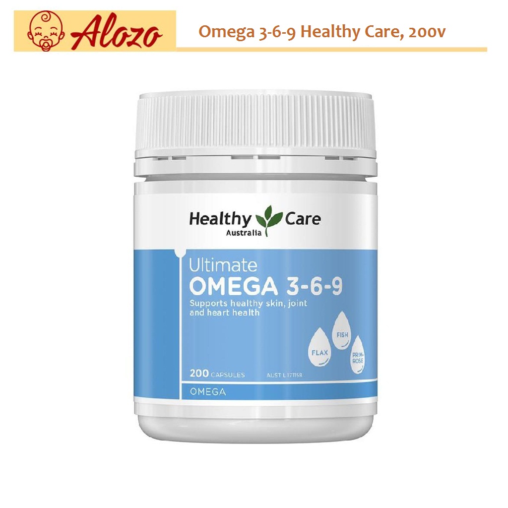 Omega 3 6 9 healthy care hộp 200 viên của úc