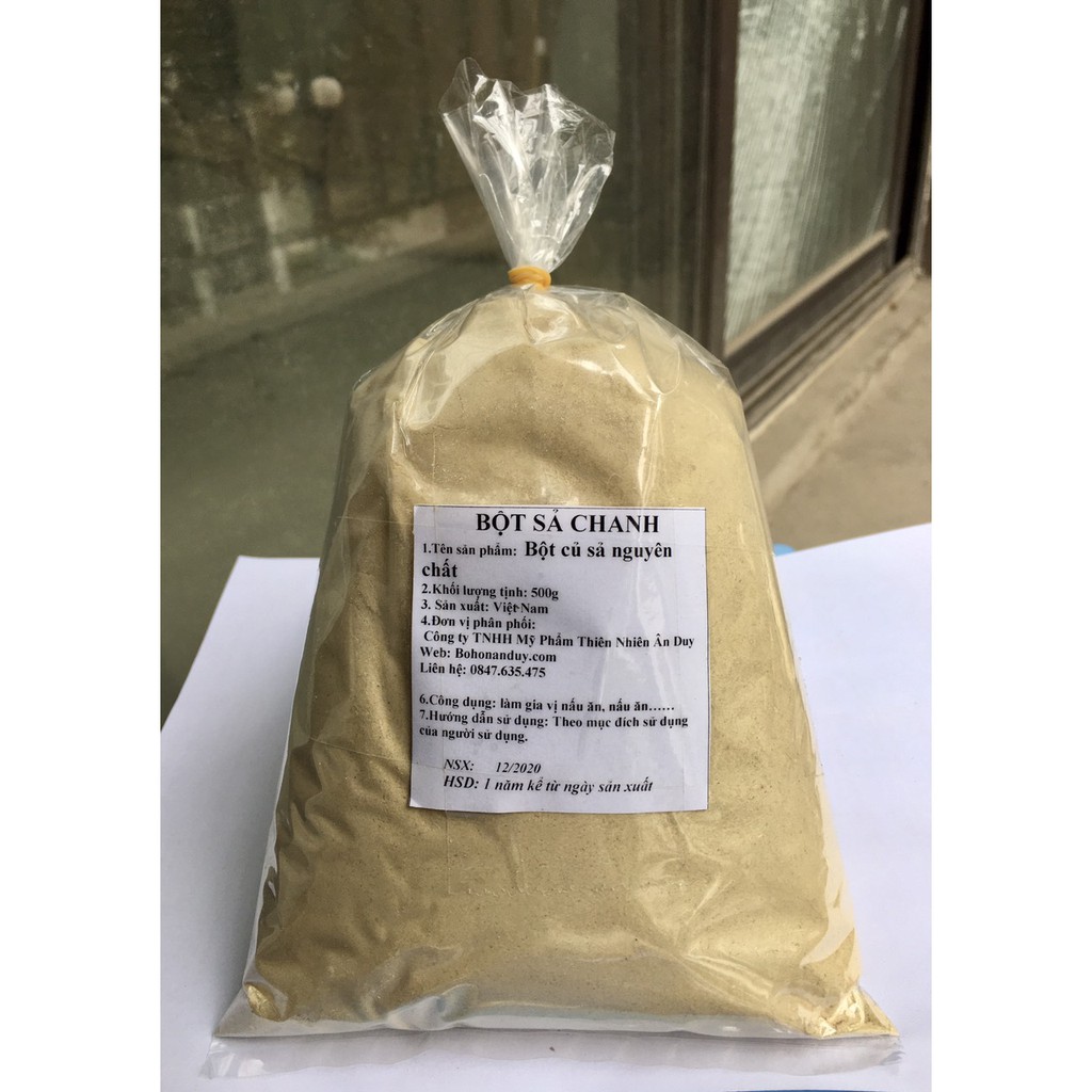 BỘT SẢ NGHUYÊN CHẤT LOẠI I 500G