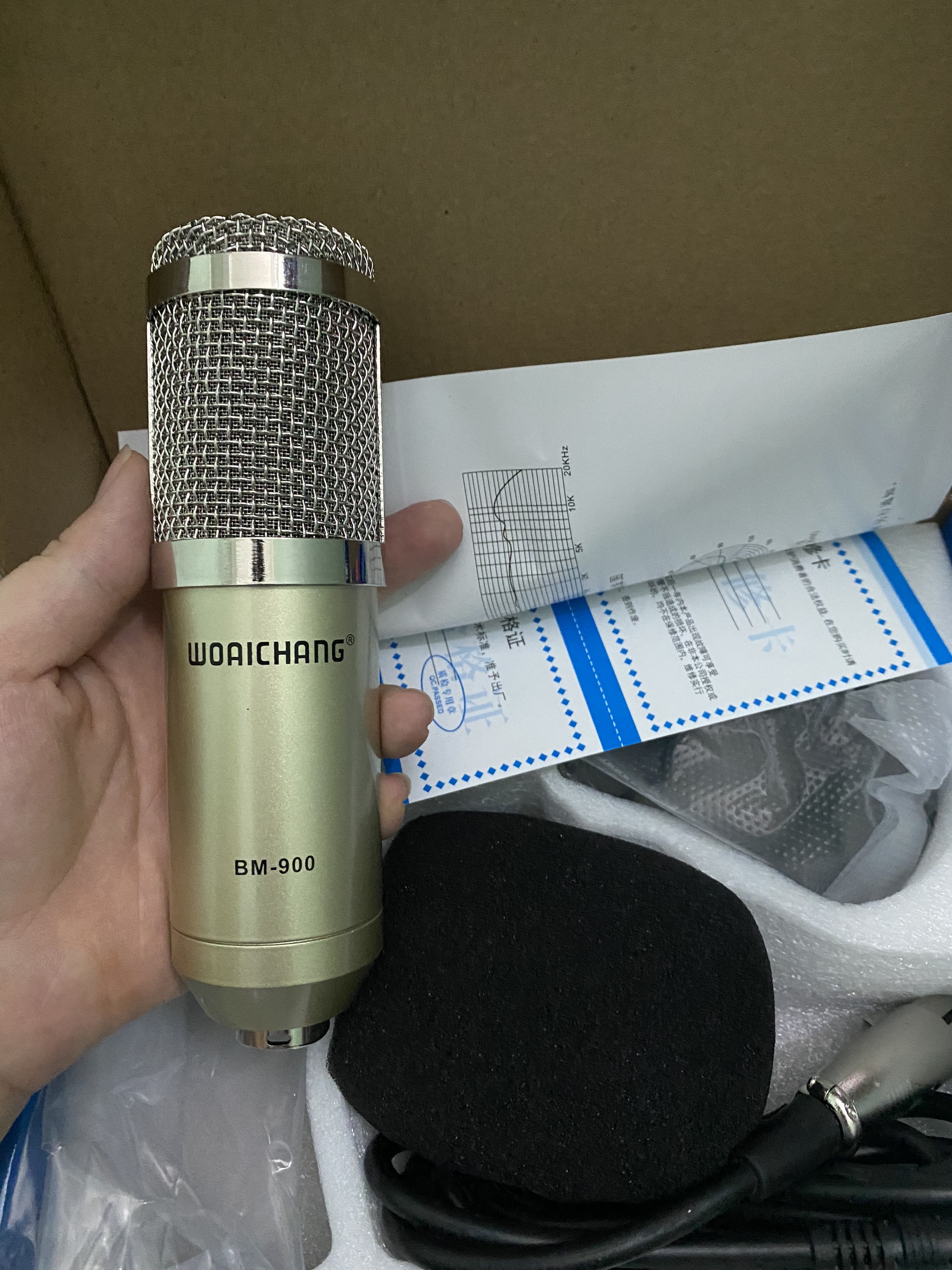 MICRO THU ÂM BM 900 CHUYÊN NGHIỆP THU AM KARAOKE