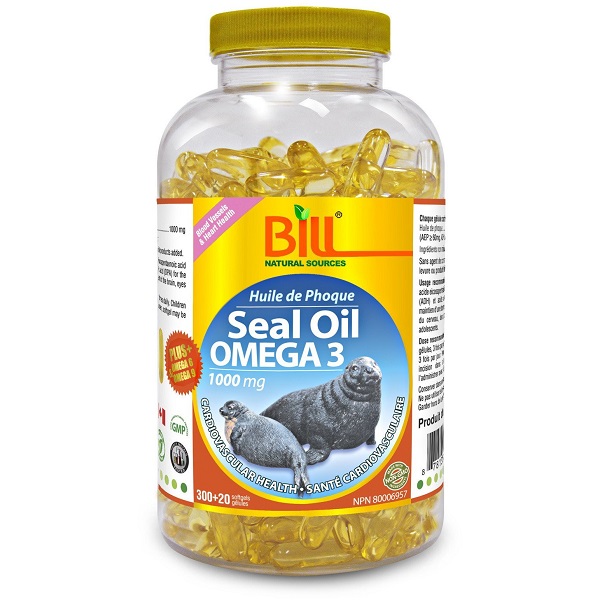 Tinh Dầu Hải Cẩu Bill Seal Oil Omega 3 1000mg 320 Viên - Hỗ Trợ Tim Mạch