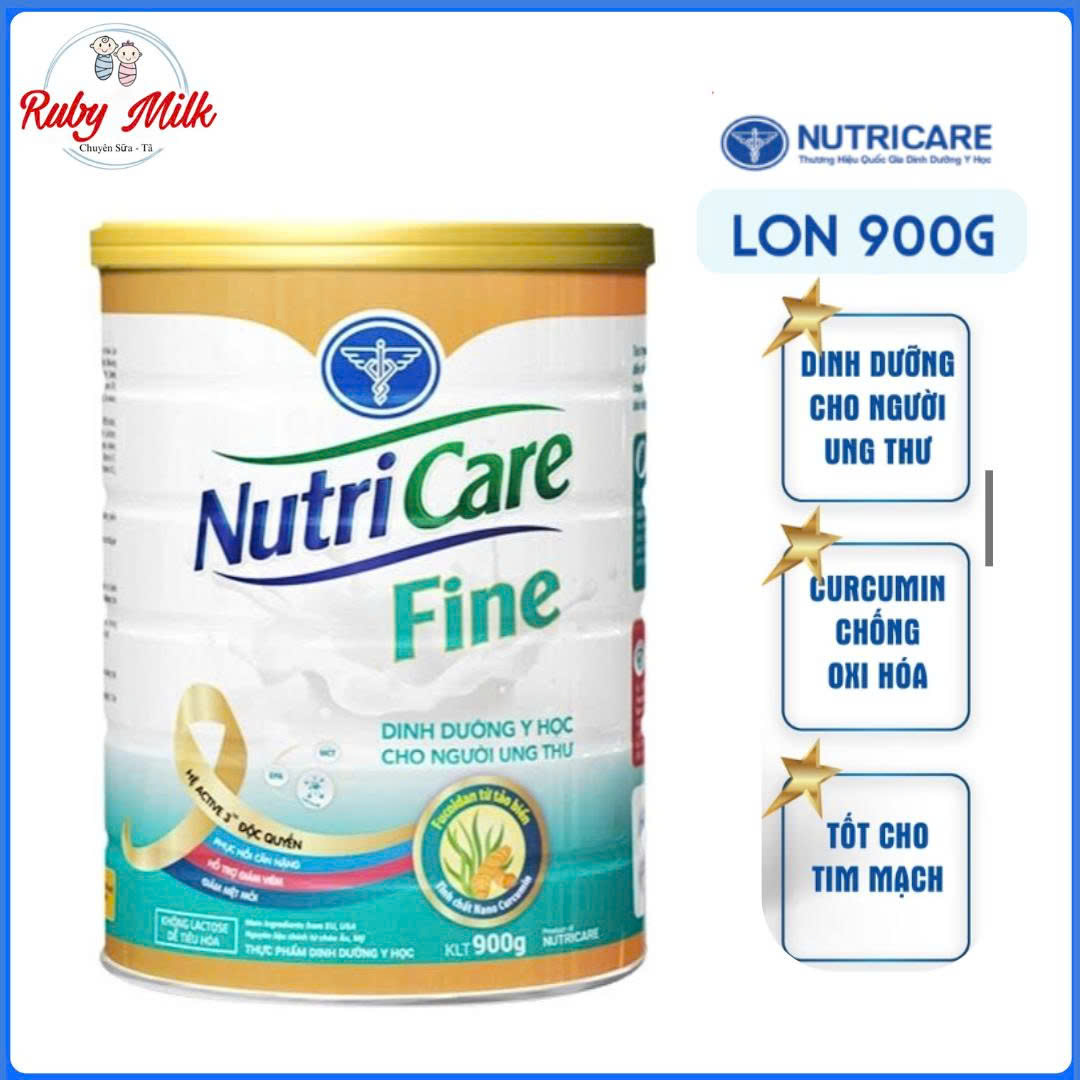 Sữa Bột Nutricare FINE Tăng Cường Sức Đề Kháng Ăn Ngon Miệng Giảm Táo Bón Hỗ Trợ Người Ung Thư Giảm Tác Hại Hoá Xạ Trị