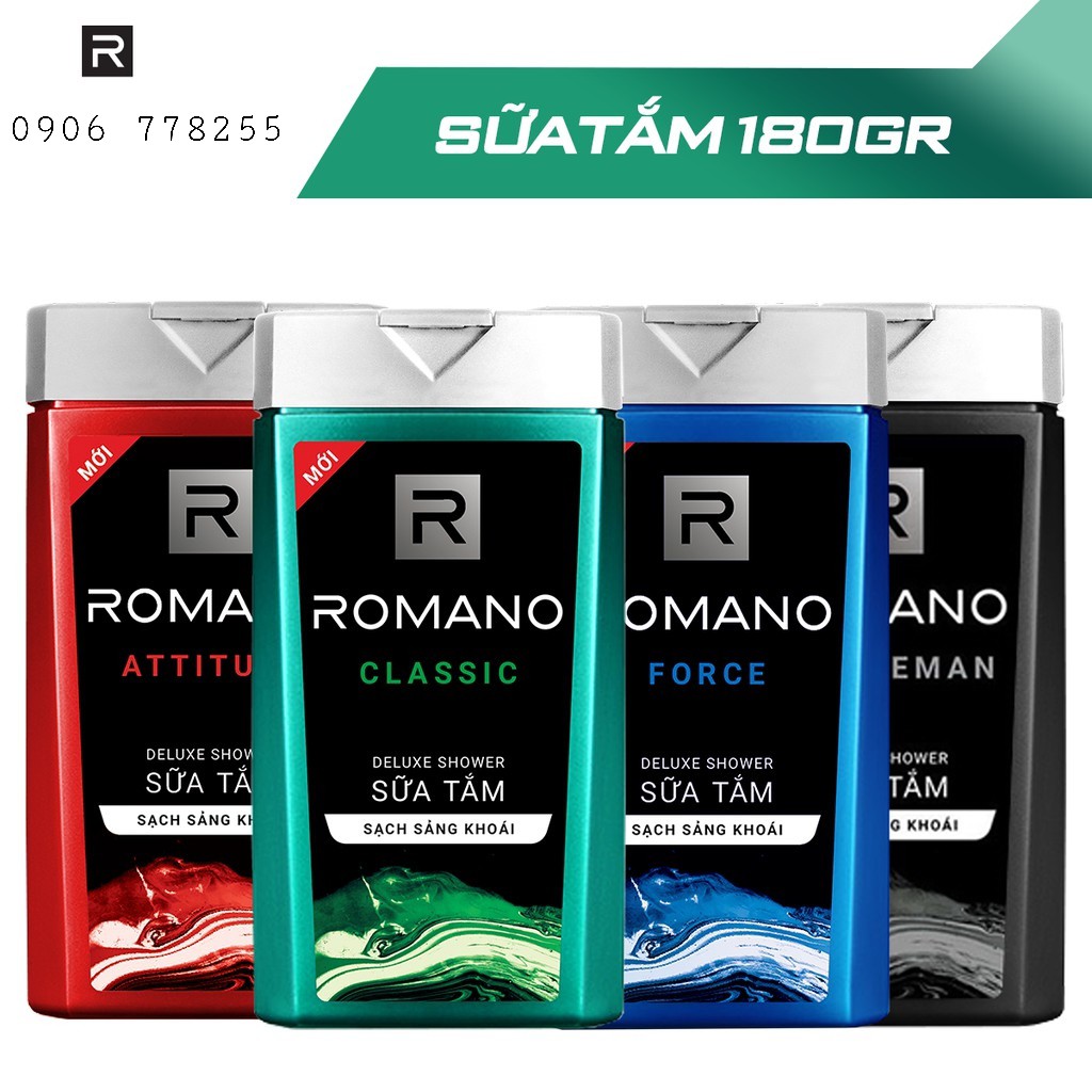 Romano - sữa tắm cao cấp 180g