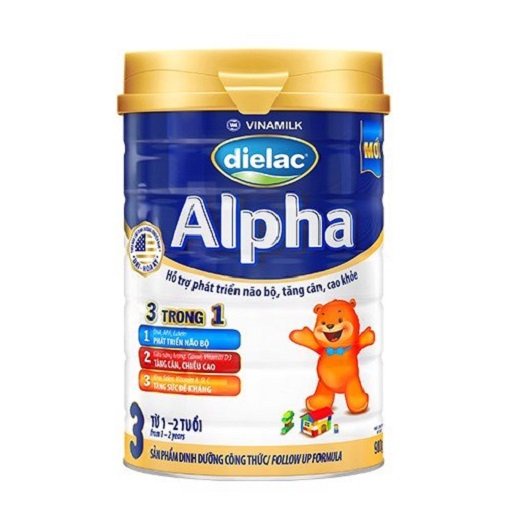 Sữa bột vinamilk dielac alpha step 3 900g-1500g