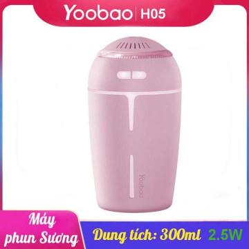 Máy phun sương tạo độ ẩm, khuếch tán tinh dầu Yoobao H05 300ml dùng trên xe hơi, trong văn phòng, nhà ở - Phân phối bởi Rock Việt Nam