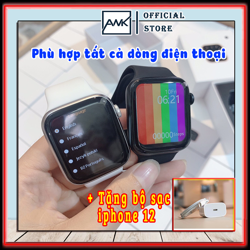[HCM]Đồng hồ thông minh SmartWatch T500 Series 6 W26 (T500 plus) - Chống nước kết nối dễ dàng  Giao diện tiếng Việt hiển thị tin nhắn SMS thông báo đầy đủ như các đồng hồ App Watch-BEEKEYSTORE