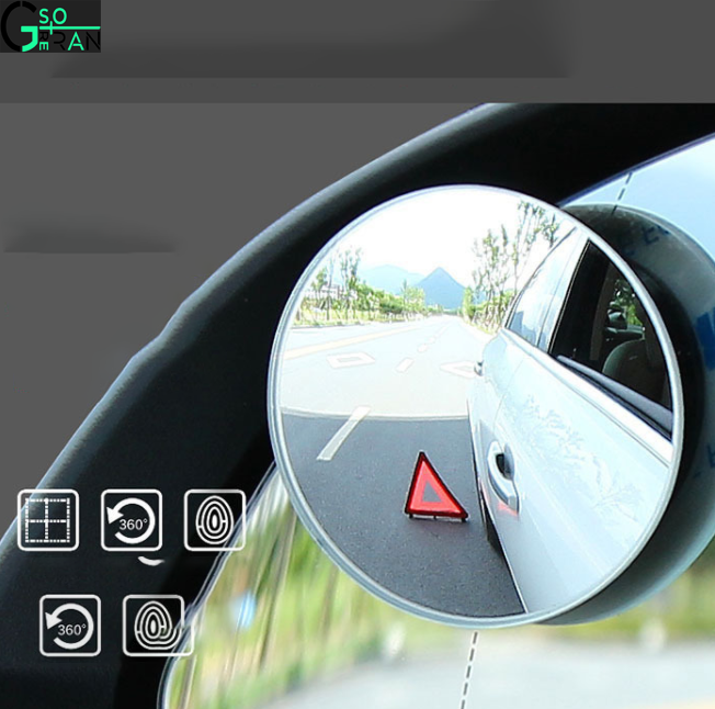 [HCM]Bộ 2 Gương Cầu Lồi 360 Độ Gắn Gương Chiếu Hậu Ô Tô - xe máy