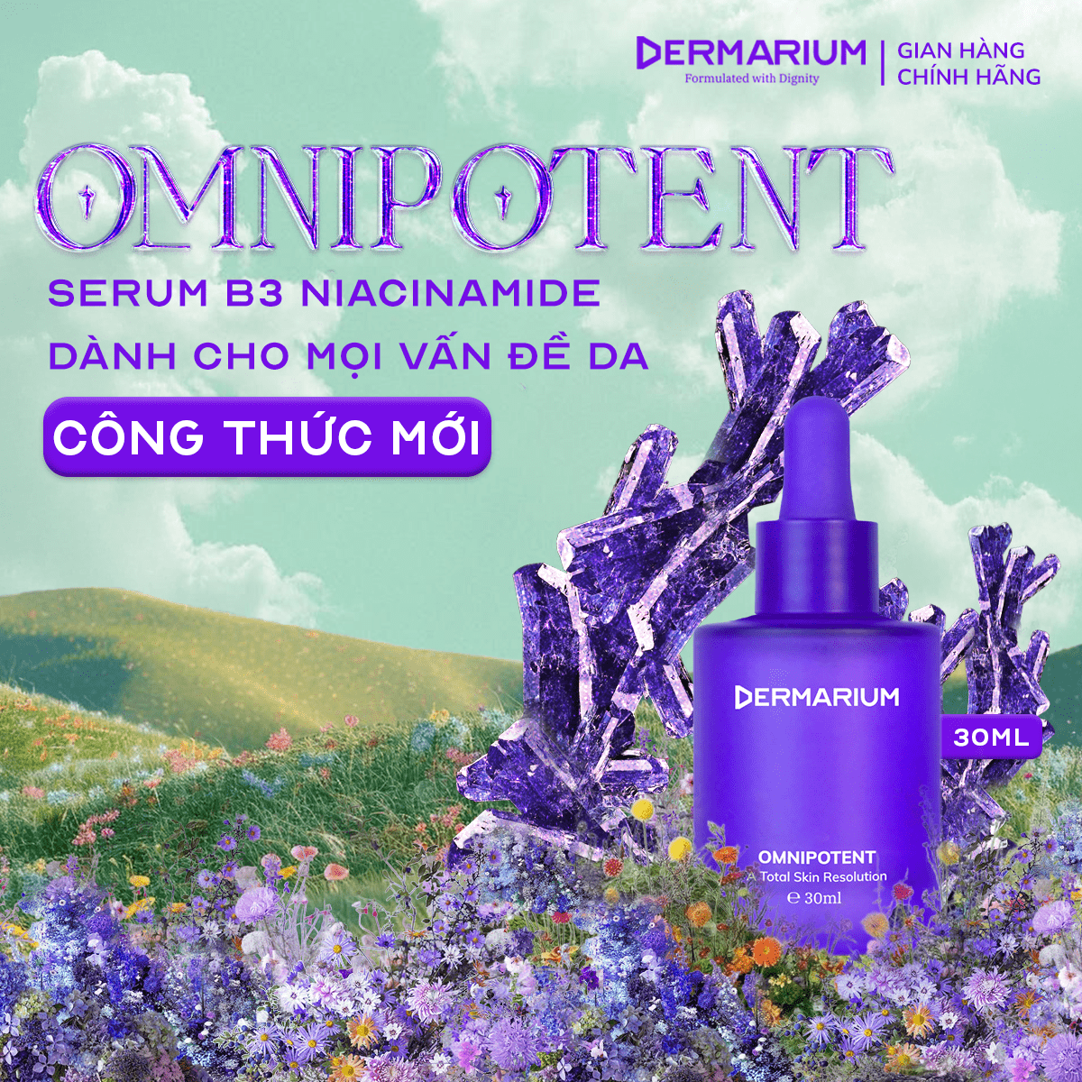 Dermarium Omnipotent - Serum B3 toàn năng cho mọi vấn đề da