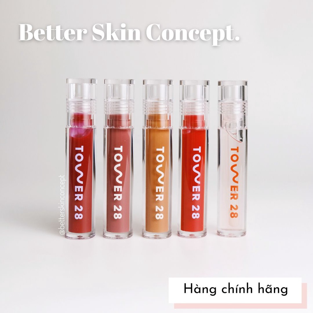 Tower28 shineon lip jelly - son bóng thuần chay tower28