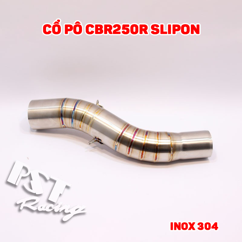 Cổ pô cbr250r slipon inox 304 cao cấp