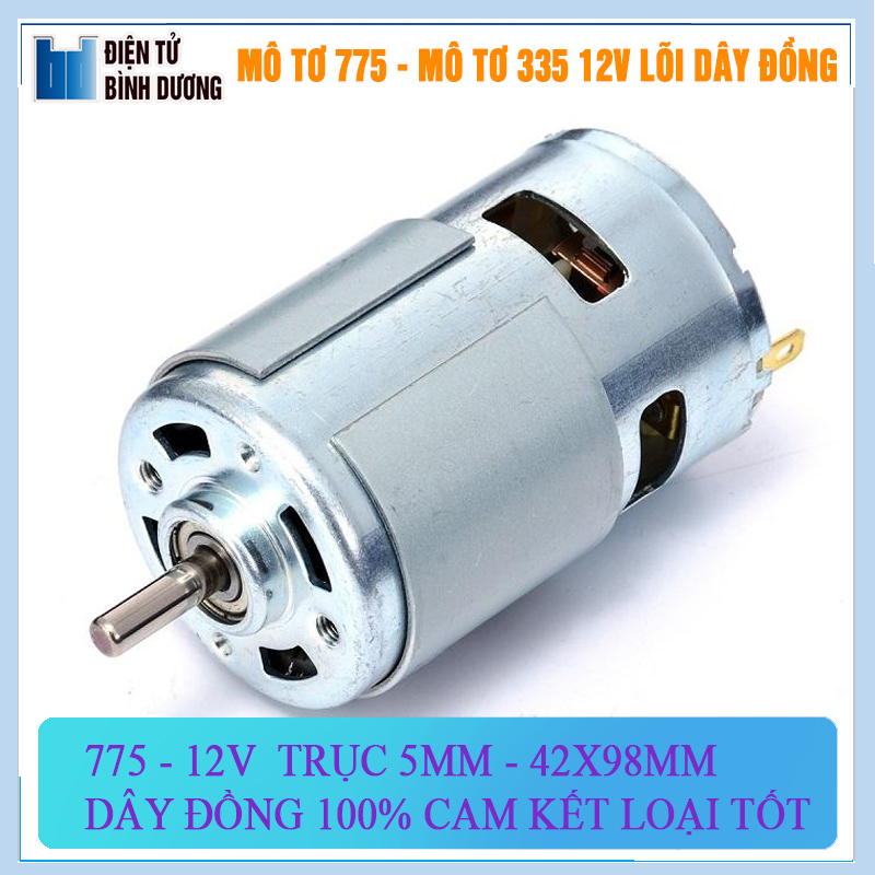 Mô tơ 775 550 12v hàng dây đồng loại tốt