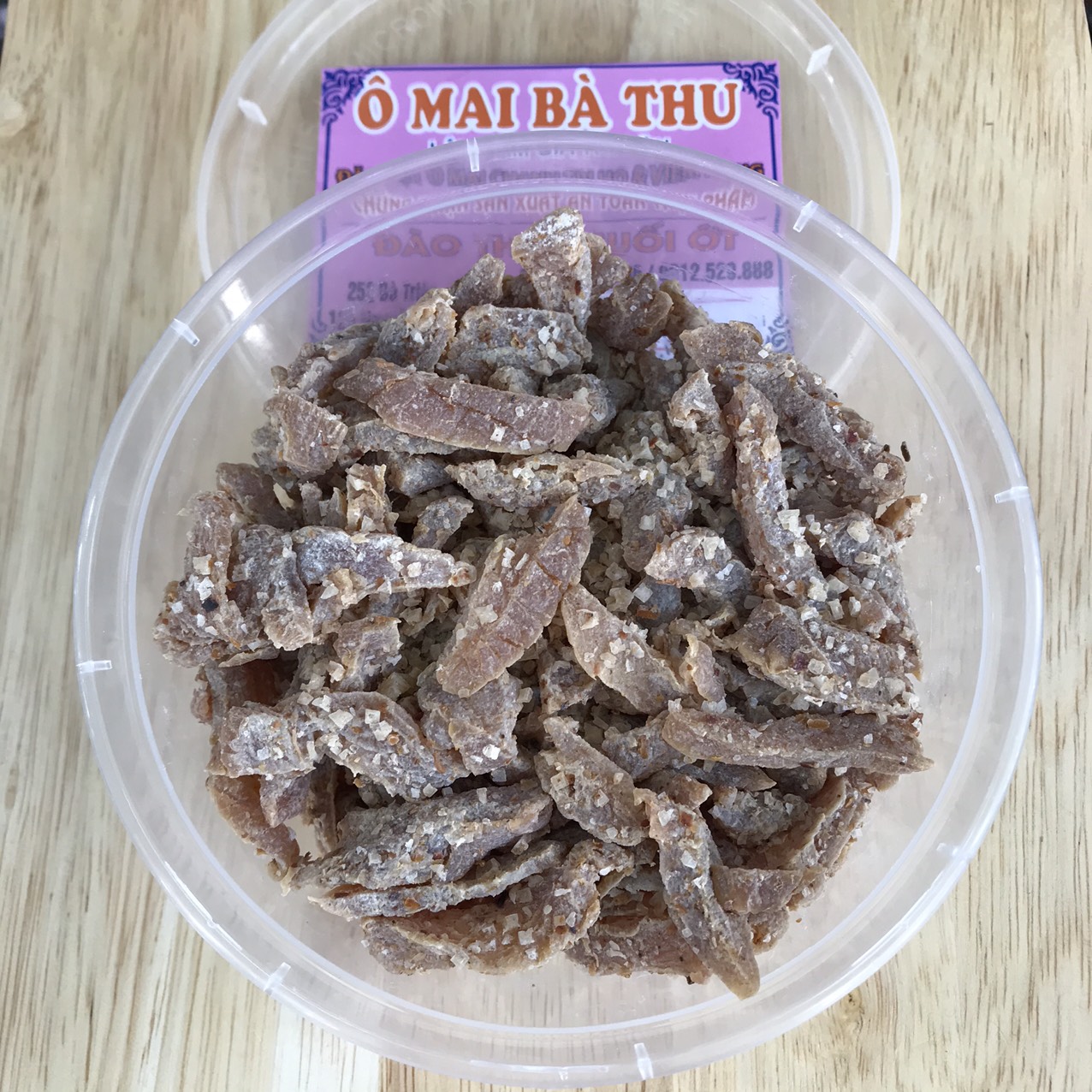 Ô mai ĐÀO THÁI MUỐI ỚT chính hiệu Bà Thu, đặc sản Hà Nội
