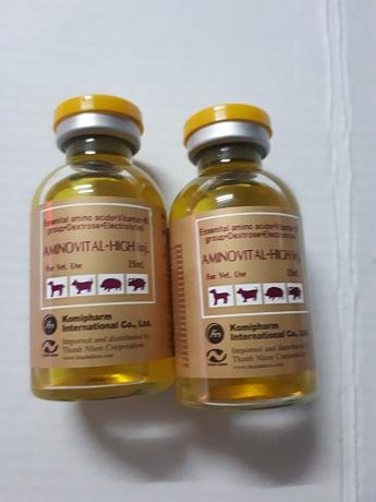 Thuốc tiêm bổ sung khoáng điện giải acidamin cho chó mèo hồi sức hồng hào - Aminovital 20ml