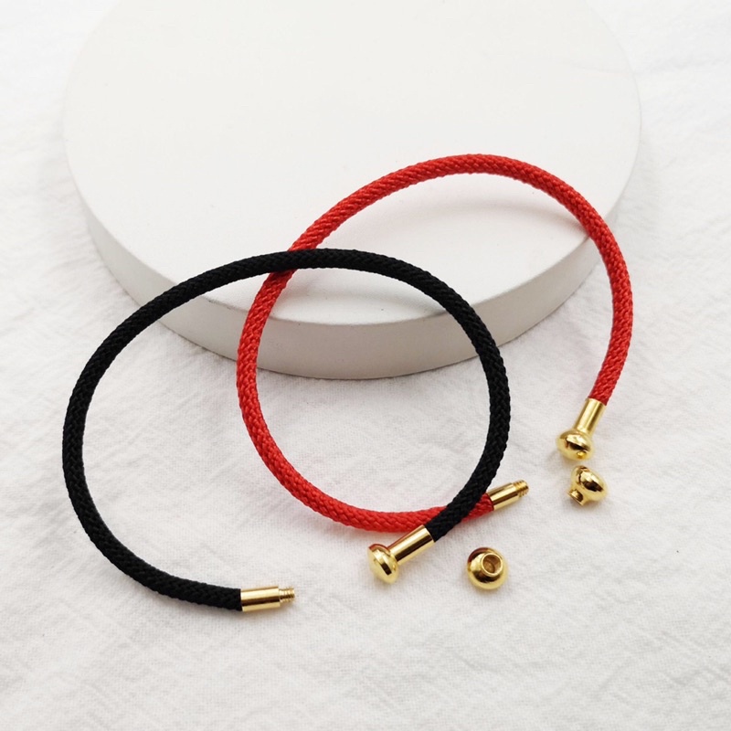 Giá sỉ vòng tay cước cứng đeo charm - dây 3mm hàng loại 1 ph016