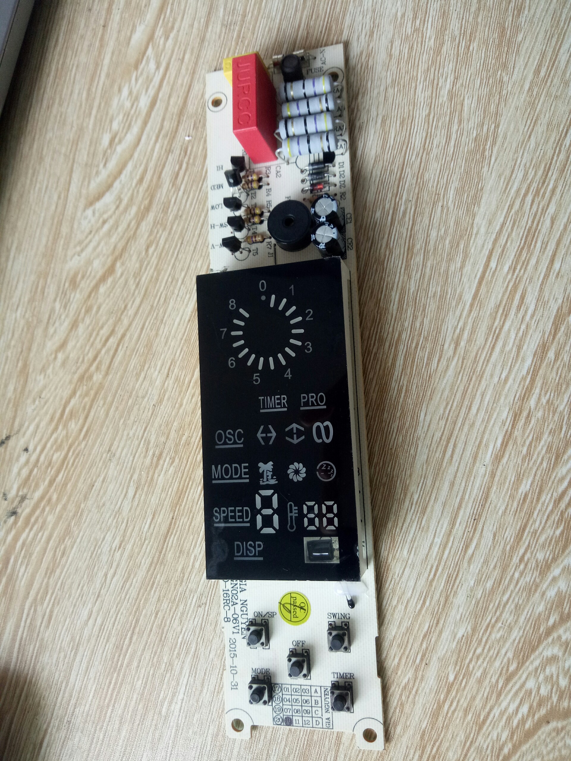 Mạch điều khiển quạt lifan d-16rc-8
