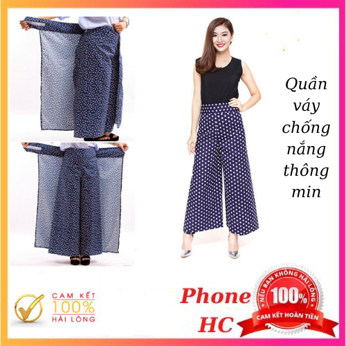Quần váy chống nắng thông minh,Quây chống nắng thông minh dạng quần