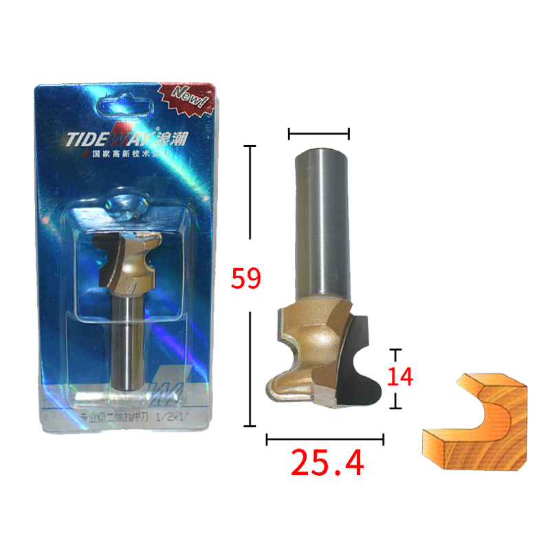 Mũi soi gỗ khoét hèm tay nắm ngăn kéo tideway ac1503