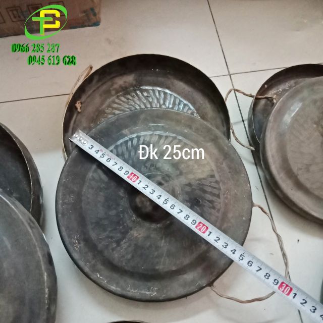 Công chiêng bằng đồng đường kính 25cm