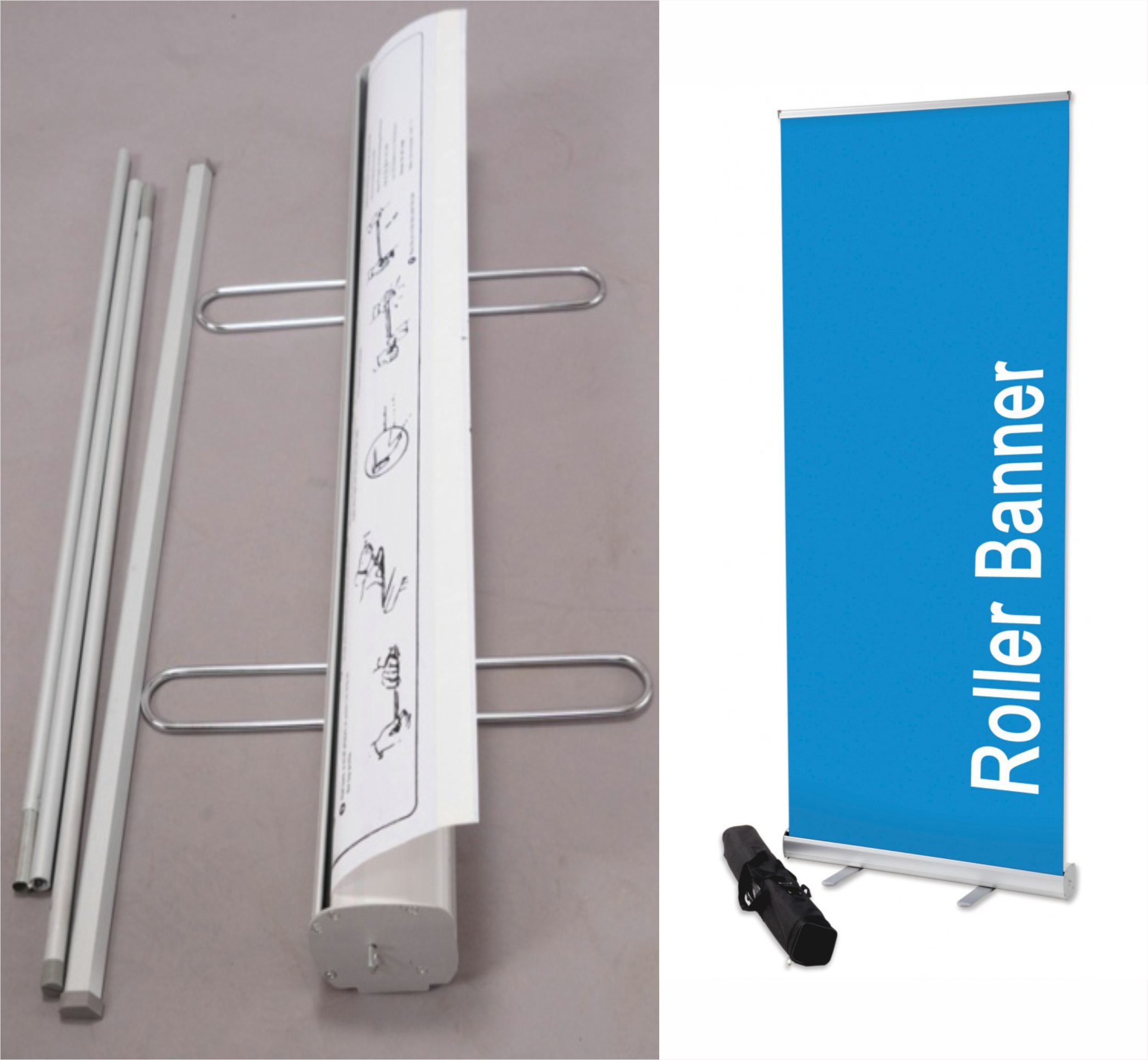 Chân STANDEE Cuốn Nhôm Cao Cấp 0.8 x 2 m