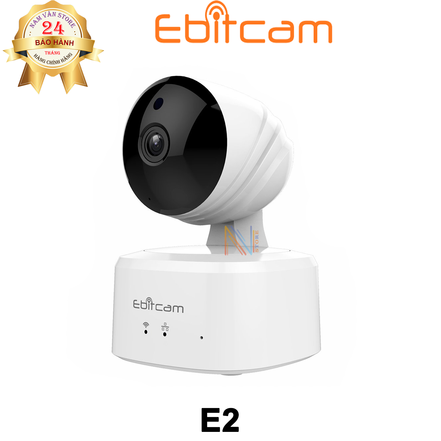 Camera Ip Wifi Ebitcam E2 2.0MP  Full HD 1080P - Hàng Chính Hãng