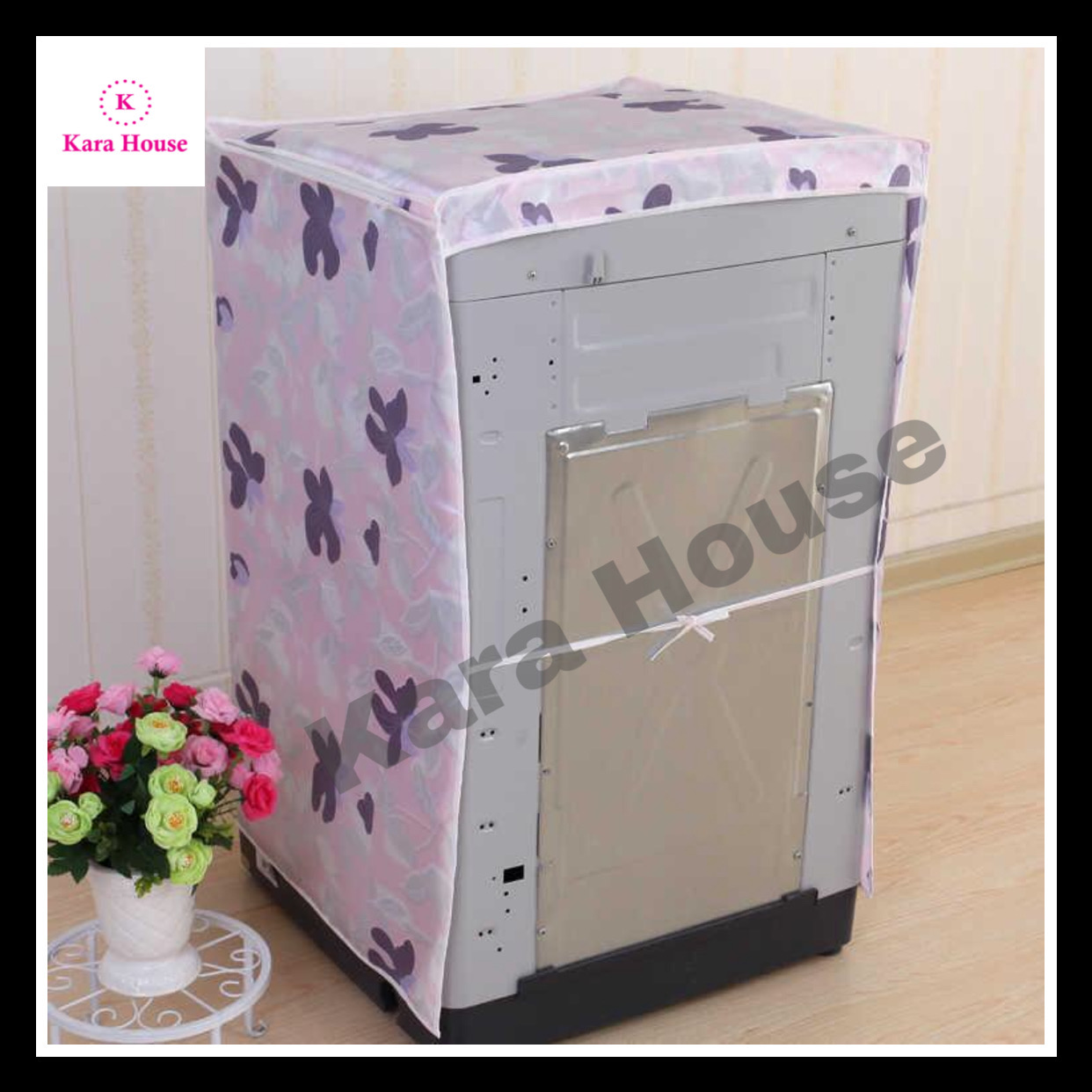 [HCM]ÁO TRÙM MÁY GIẶT KARA HOUSE VẢI DÙ CAO CẤP- CỬA TRÊN