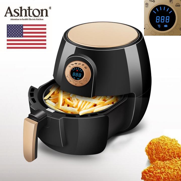 Nồi chiên chân không cao cấp Ashton USA 2.6L nồi chiên không dầu thông minh
